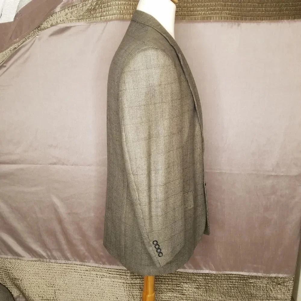 OSCAR‎ DE LA RENTA Plaid  Dress Coat